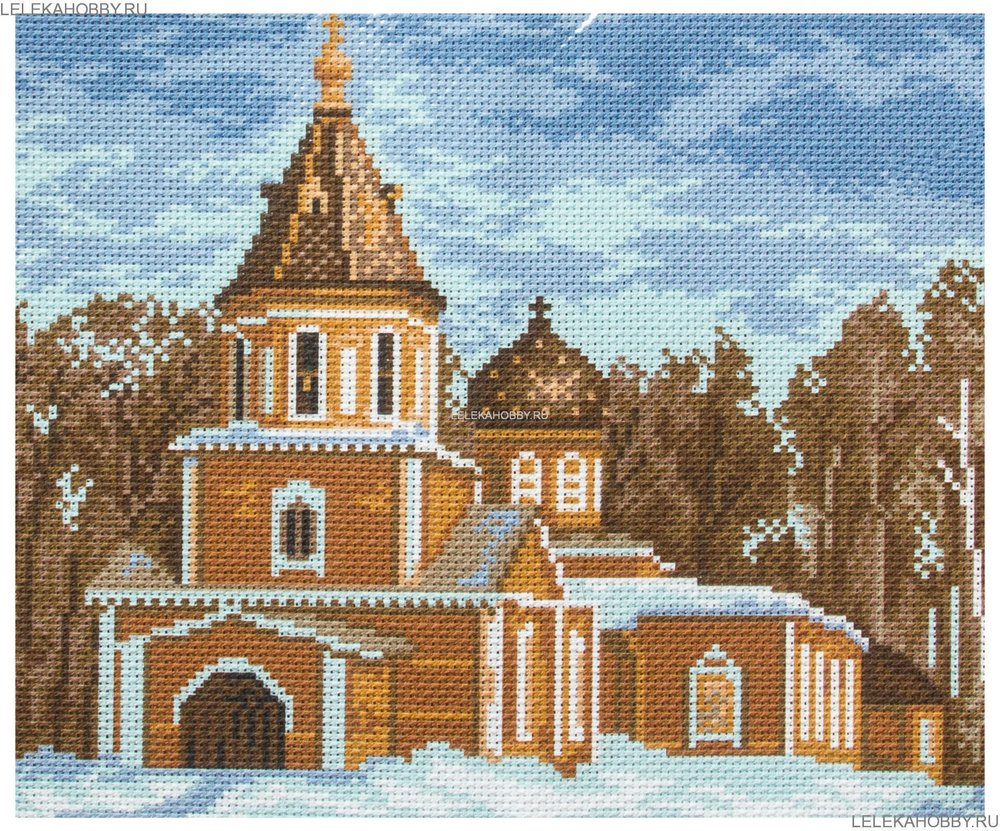 "Церковь Казанская"-0358 канва с рисунком