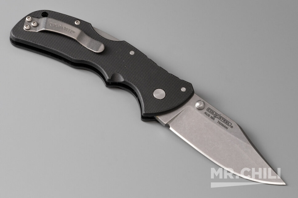 CS_27BAC Mini Recon 1 Clip Point - нож складной, рук-ть черн GRN, клинок AUS10A