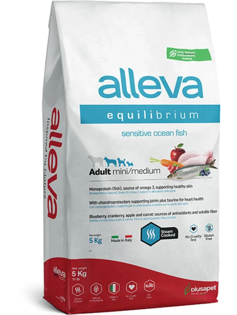 EQUILIBRIUM Sensitive Корм для собак 5кг Океаническая рыба