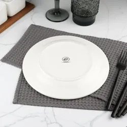 Тарелка d 23 см h1,8 см белая фарфор Classic P.L. Proff Cuisine [6]