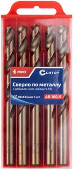 Сверло по металлу Cutop Profi с кобальтом 5%, 10 x 133 мм (5шт./уп.)---