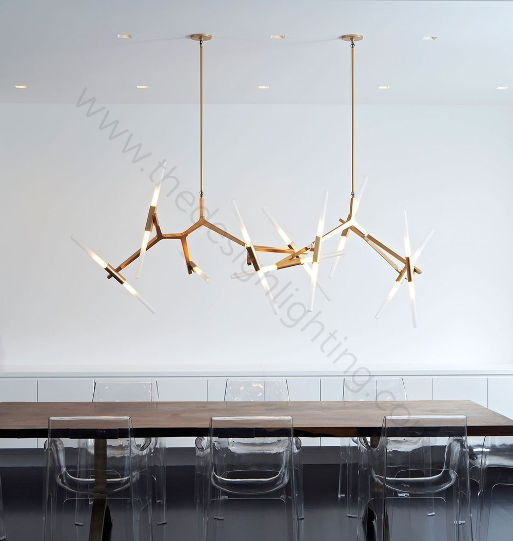 Ceiling design lamp  AGNES by Roll & Hill (10 lampshades,  Black)