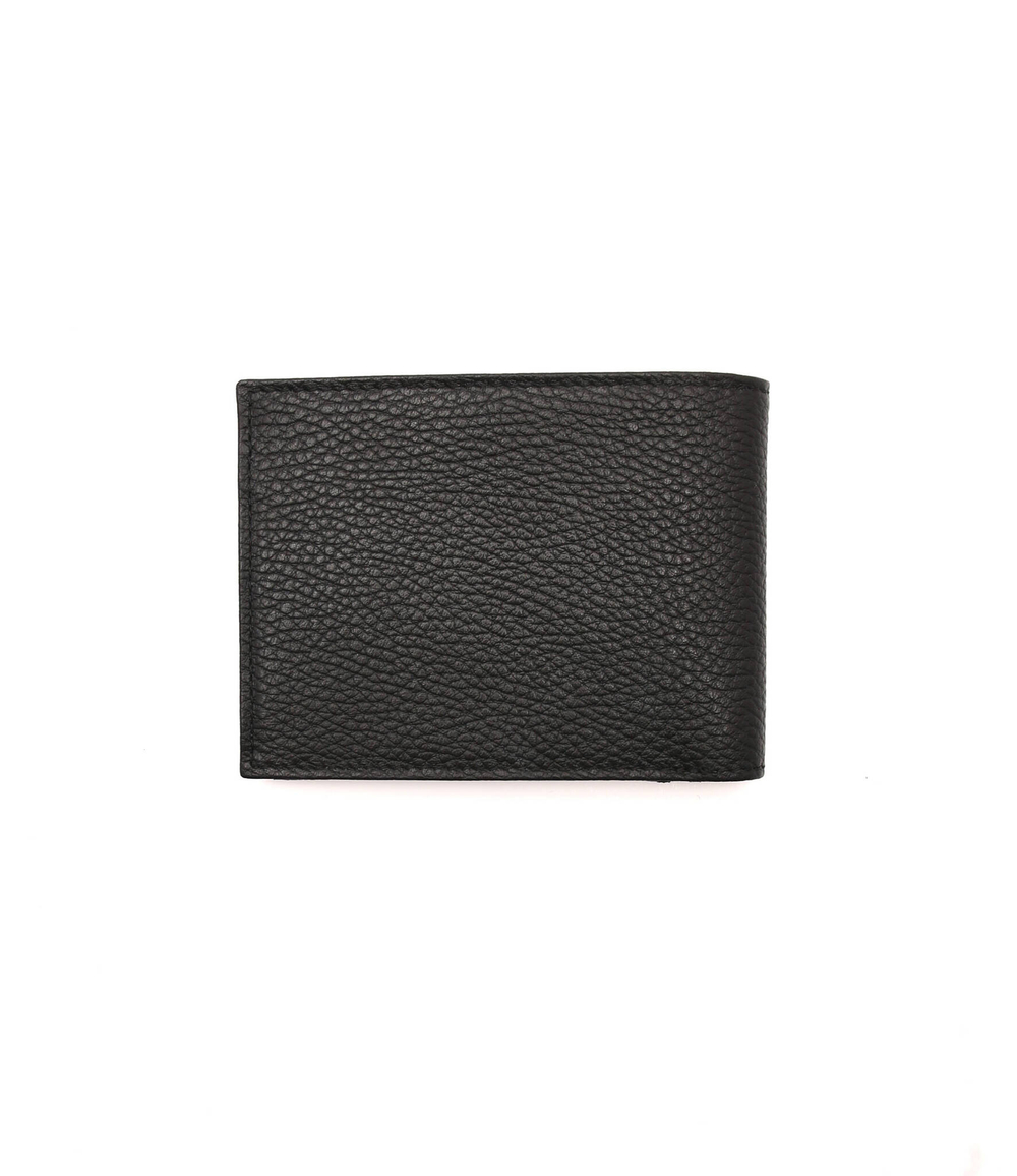 кожаный кошелек + чехол для карт Emporio Armani - черный(Y4R378 Y068E)