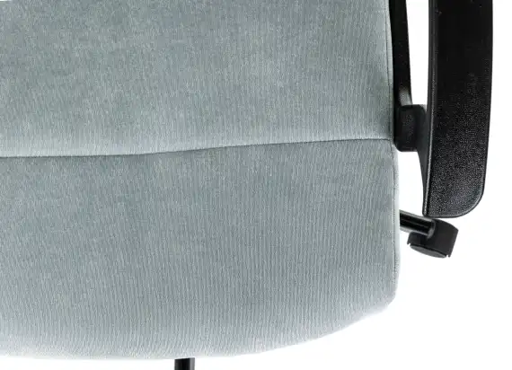 Кресло Бюрократ Triest Fabric серо-голубой Light-28 крестов. металл черный