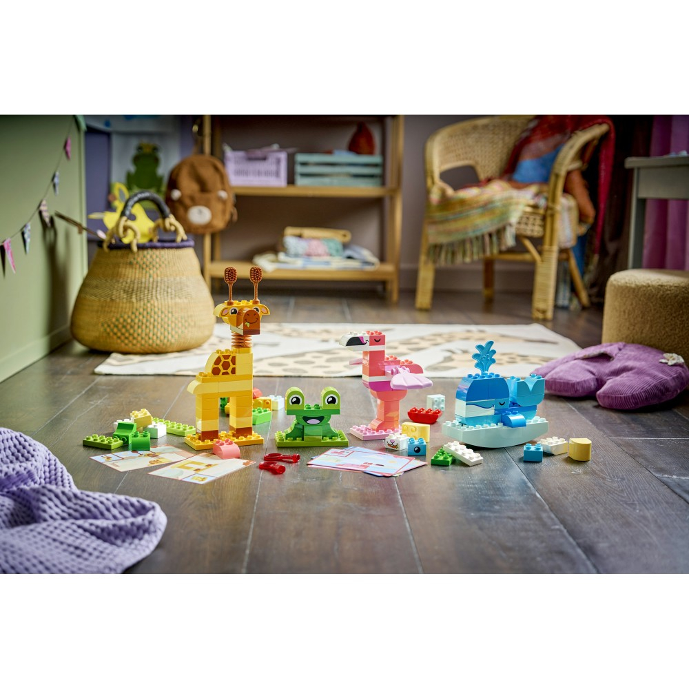 Конструктор LEGO DUPLO Town 10472 Игра строим зверюшек — фото 11