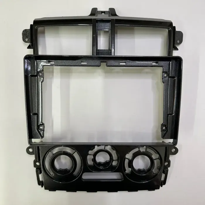 Комплект рамки с разъёмами 9" Mitsubishi Colt 6, Colt Plus 2002-2012 правый руль большая тип 2 черная