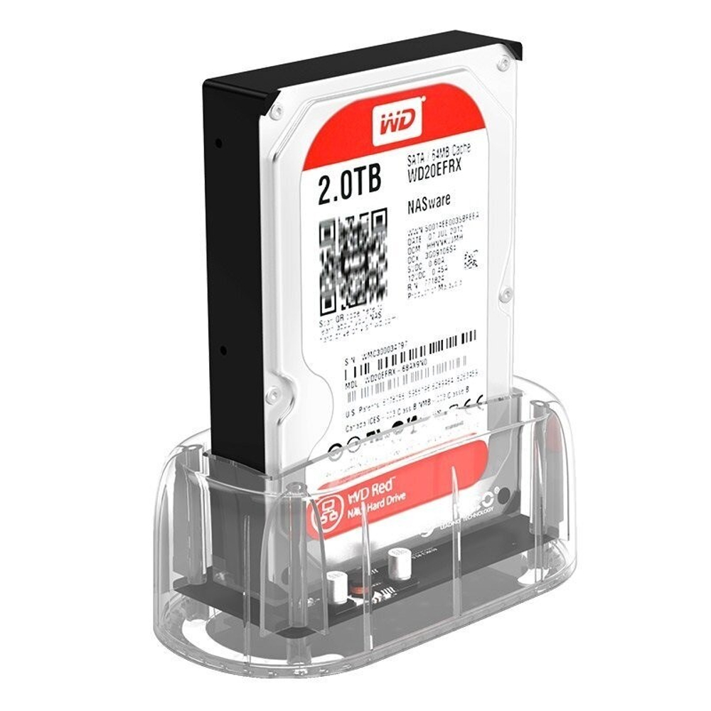 Док-станция для 1 HDD Orico 6139-U3 5Gbps USB3.0 прозрачная