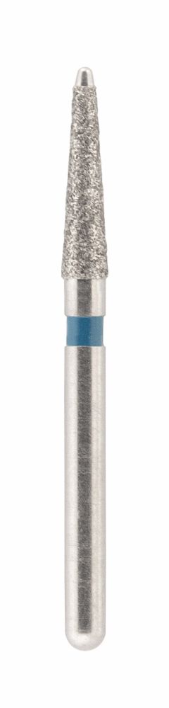 Бор алмазный 851L 018 FG, синий, 1 шт. Форма: конус с безопасным концом., JOTA, Швейцария
