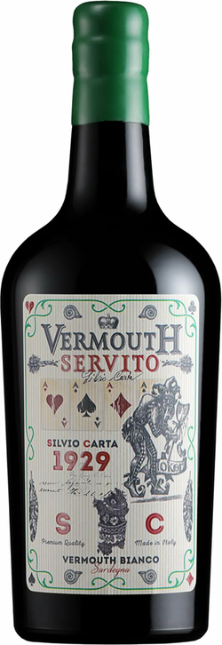 Вермут Silvio Carta Servito Vermouth Bianco 0,75 л