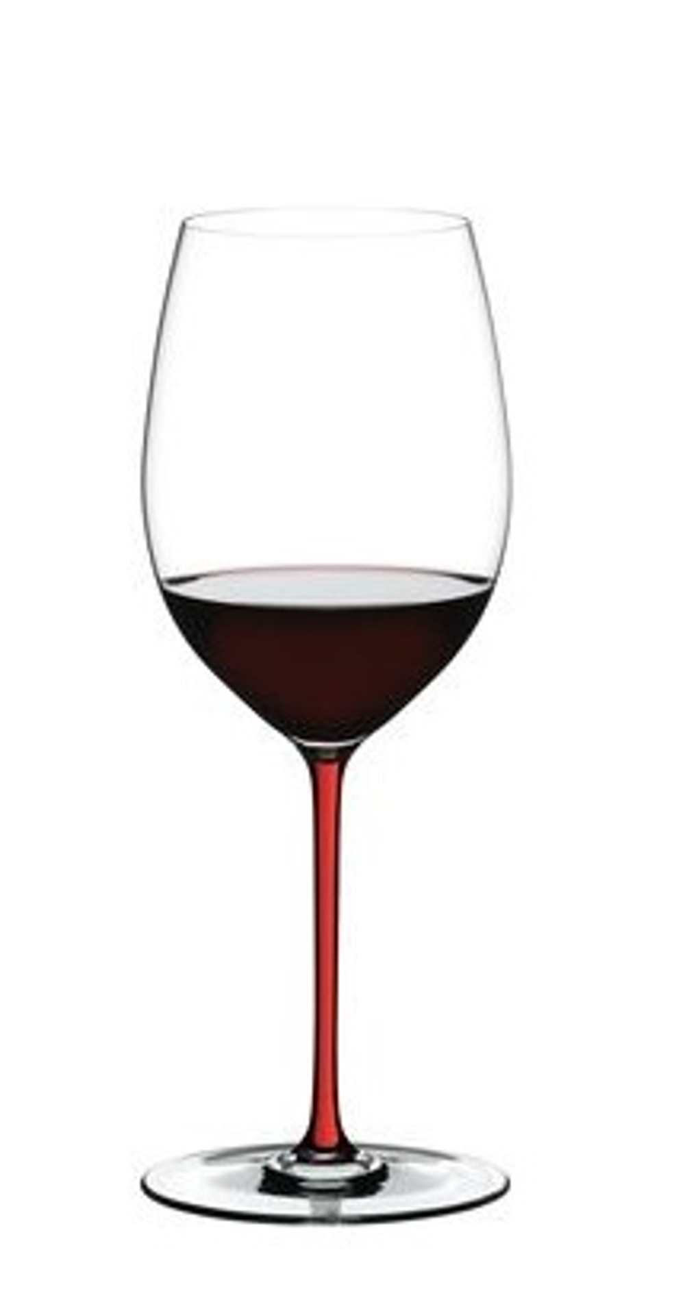 Fatto a Mano - Фужер Cabernet/Merlot 625 мл хрустальное стекло с красной ножкой (stemglass)