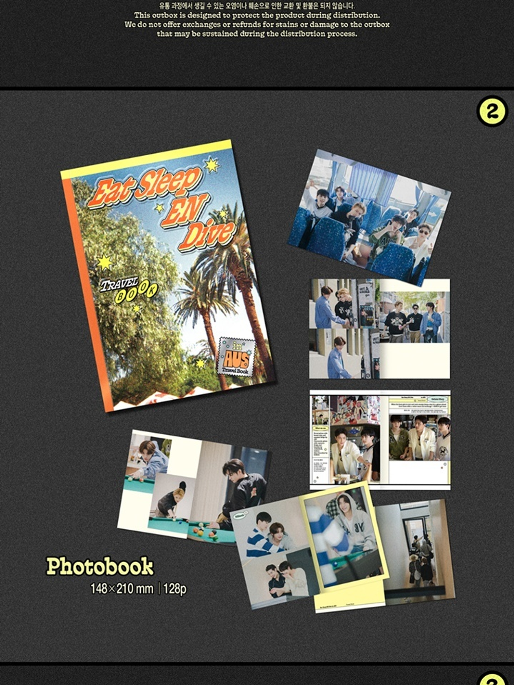 публикация ENHYPEN - Eat Sleep EN Dive in AUS TRAVEL BOOK