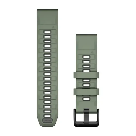 Ремешок Garmin Fenix QuickFit 22 мм, хаки-серый силикон, 010-13392-04