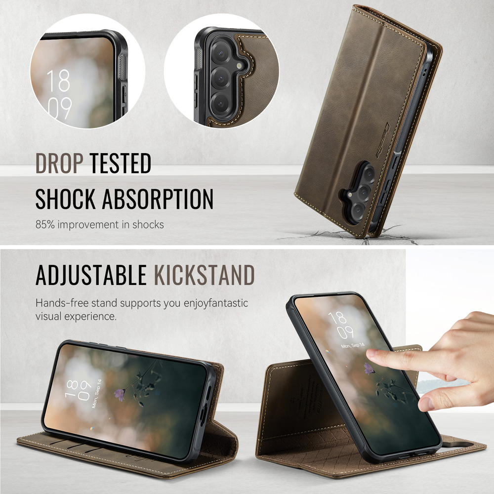 Чехол-кошелек CaseMe 2 in 1 MagSafe Samsung Galaxy S25