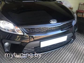 Решетка радиатора закрывает хром для Kia Rio IV