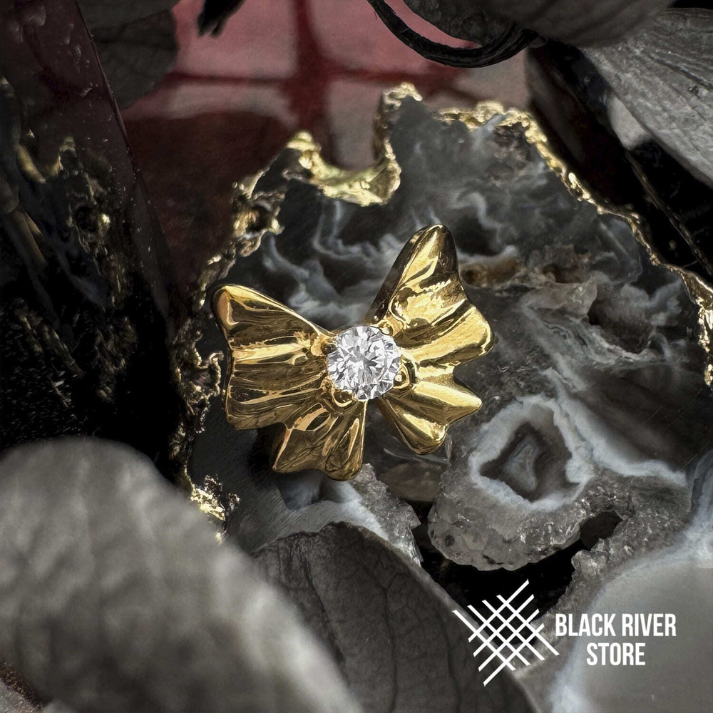 Bow Crystal PVD Yellow