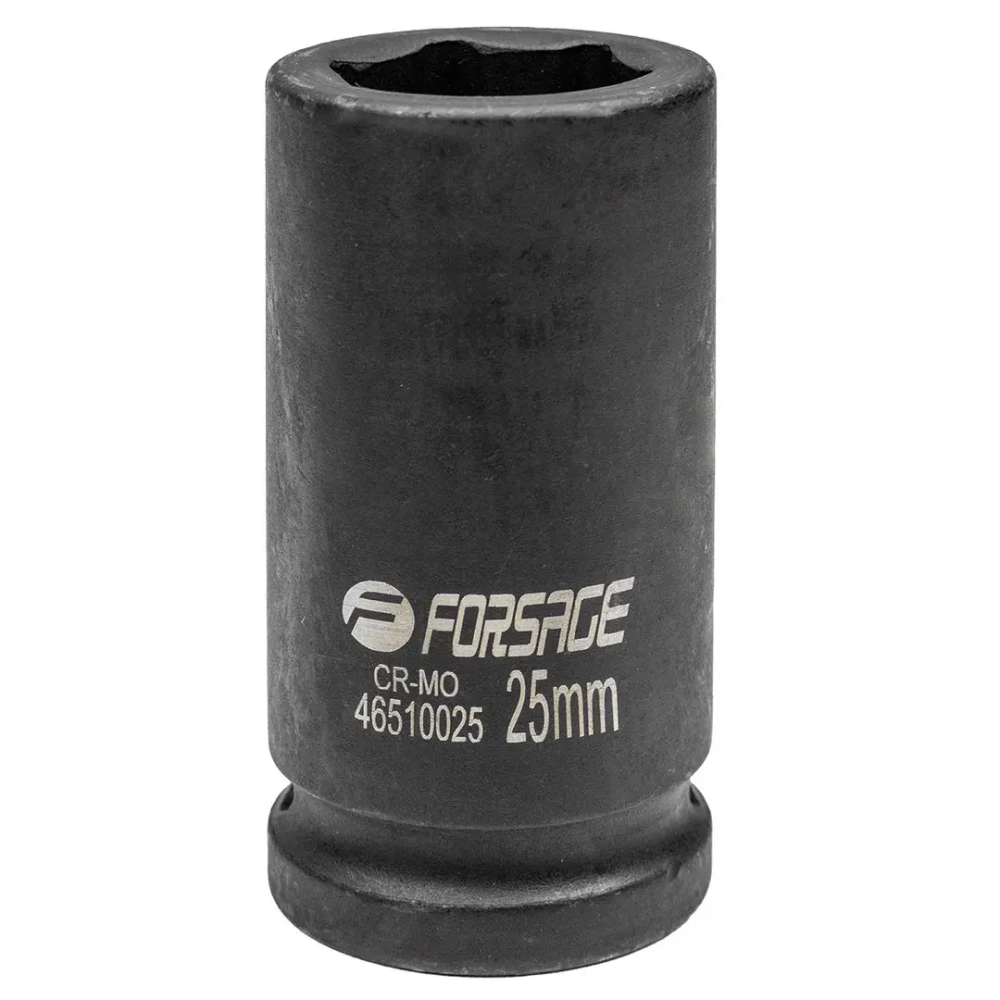 Головка ударная глубокая 25мм (6гр.), 3/4'' Forsage F-46510025