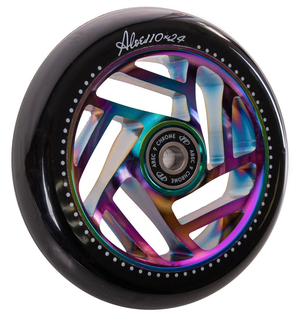 Колесо для самоката X-Treme 110*24мм, Aloe, neochrome