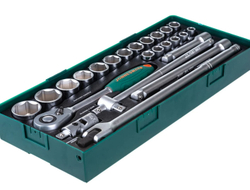 Набор торцевых головок 1/2"DR 10-32 мм 24 предмета (ложемент) Jonnesway S04H4524ST (S04H4524SP)