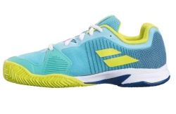 Детские кроссовки для падела Babolat Jet Premura JR - green/sulphur spring