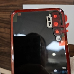Крышка для Huawei P20 Pro (заднее стекло) "Премиум качество" цвет: чёрный