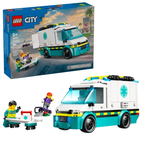 Конструктор LEGO City 60451 Скорая помощь