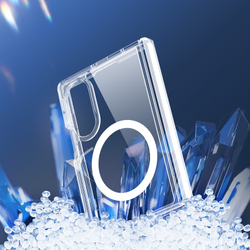 Прозрачный защитный чехол с MagSafe для Samsung Galaxy Z Fold 8, серия Clin Mag Series от Dux Ducis
