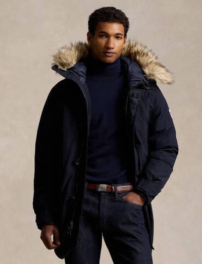 Пуховый парк Annex POLO RALPH LAUREN - темно-синий(710940235)