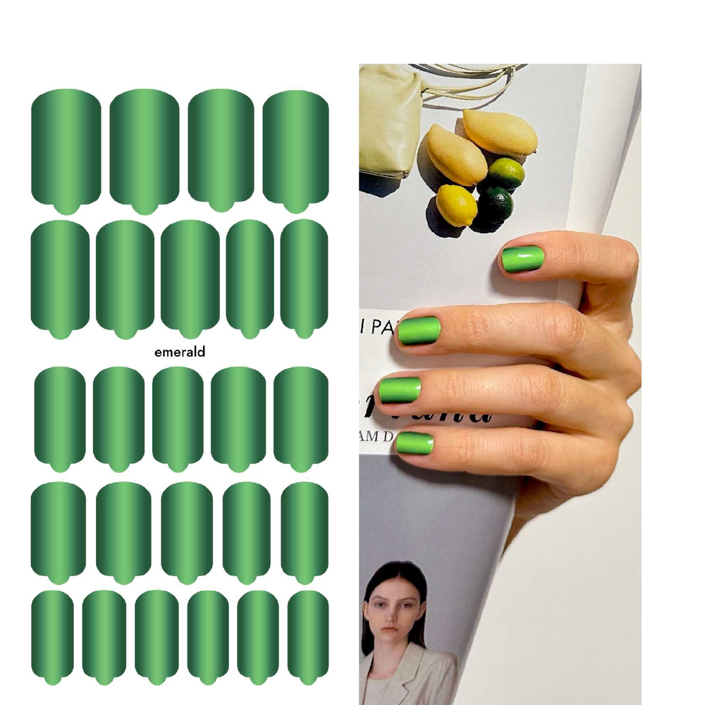 Пленки для маникюра Provocative Nails emerald