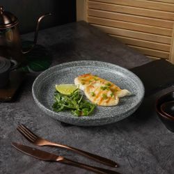 Тарелка с бортом d 25,8 см h3,1 см Glossy Stone Untouched Taiga P.L. Proff Cuisine [1]