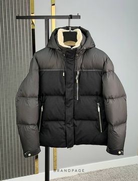 Пуховик чёрно-серый от Zegna BP5-315295