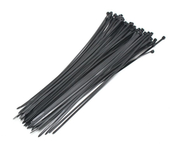 Хомут пластмас BLACK 4х400 (100шт) KING BLACK 4х400