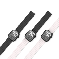 Ремешок магнитный двухсторонний от Dux Ducis для смарт часов Apple Watch размером 38, 40, 41 и 42мм, серия SD Series (два цвета Black и Starlight)
