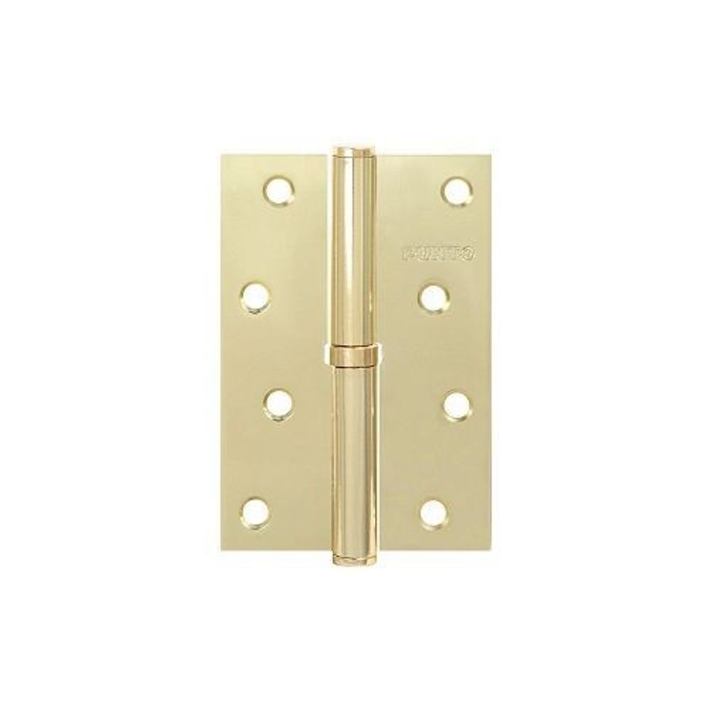 Петля дверная съемная PUNTO 113-4" 100х70х2,5 SB L мат.золото левая /29059/ (1 шт)
