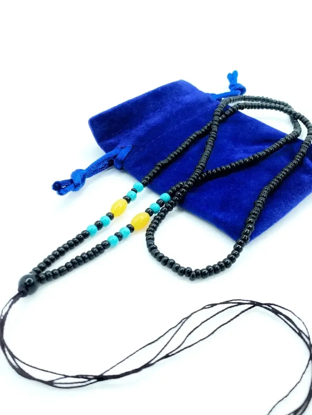 Бусы с подвесным шнурком m033chet2, 60 см