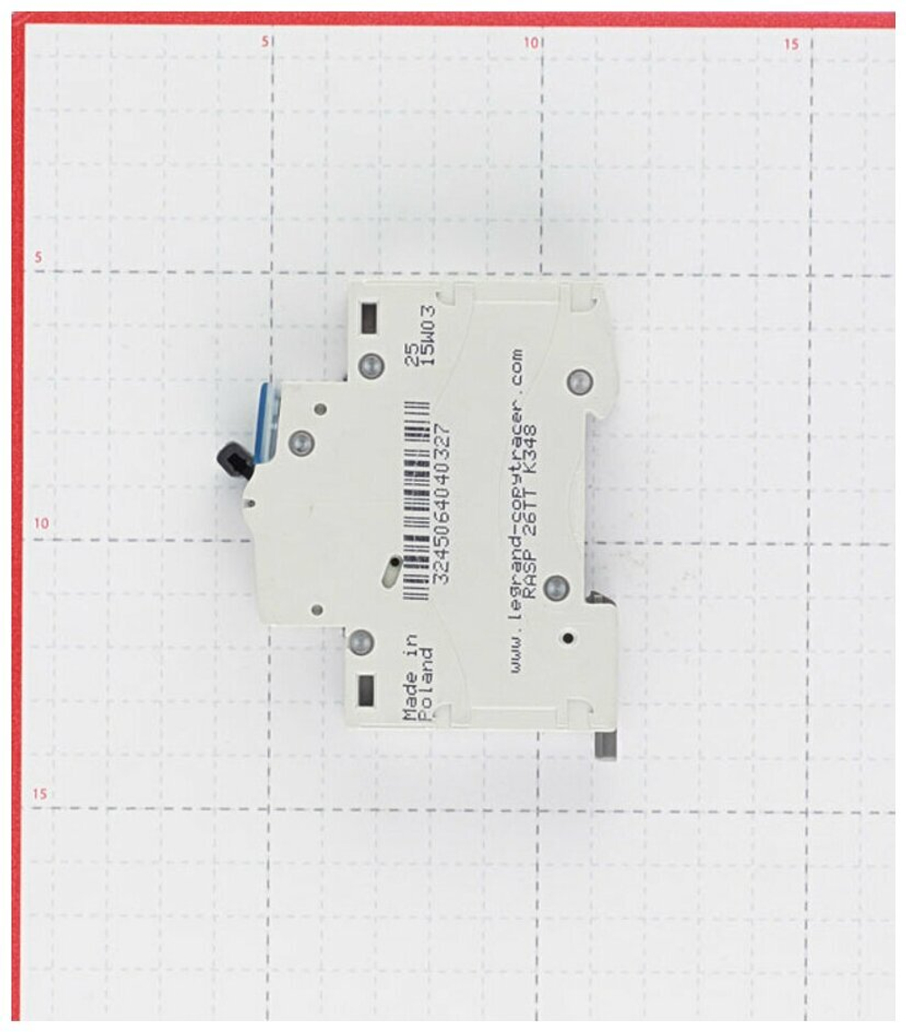 Автоматический выключатель Legrand TX3 C40A 1П 6000 404032