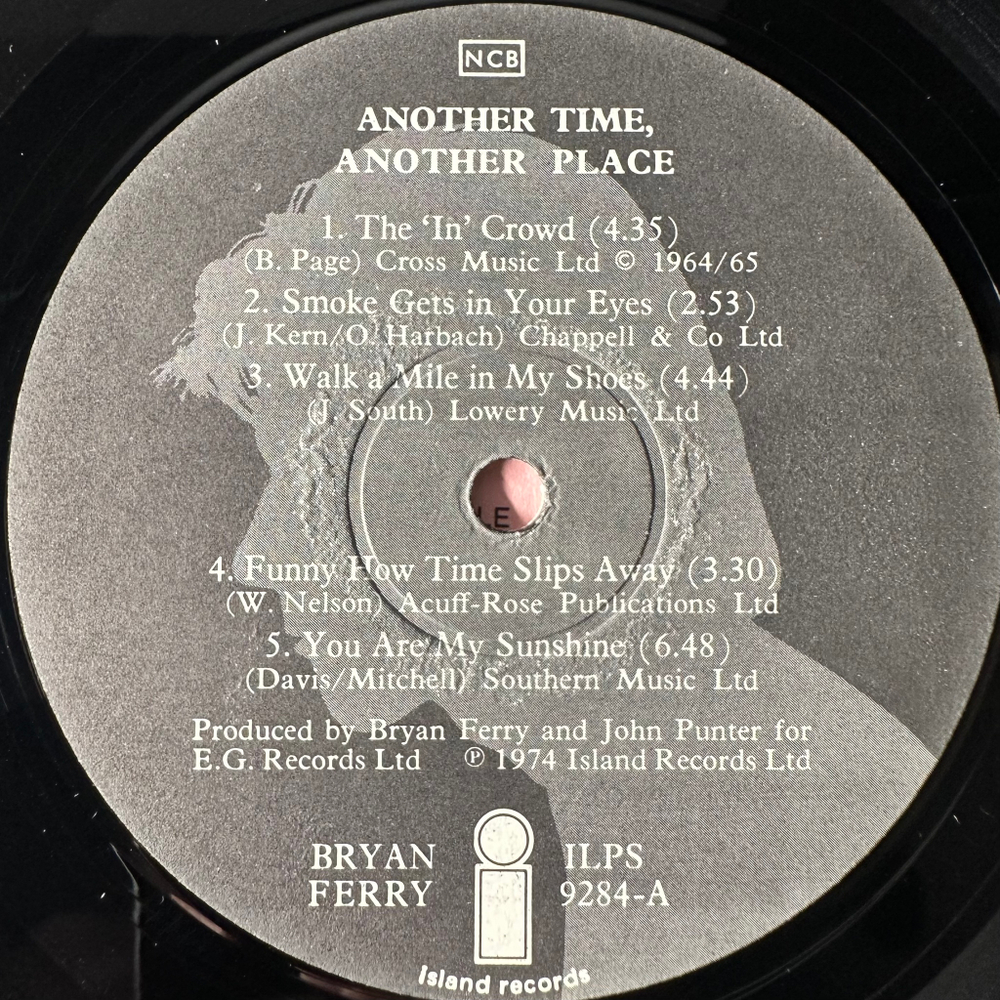 Bryan Ferry ‎– Another Time, Another Place (Скандинавия 1974г.)