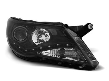Передние фары VW Tiguan daylight black