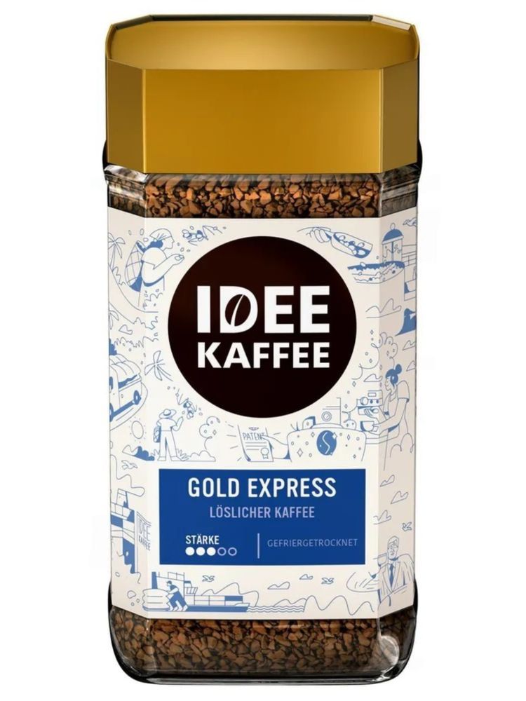 Кофе растворимый IDEE Gold Express 200 г x 2 шт