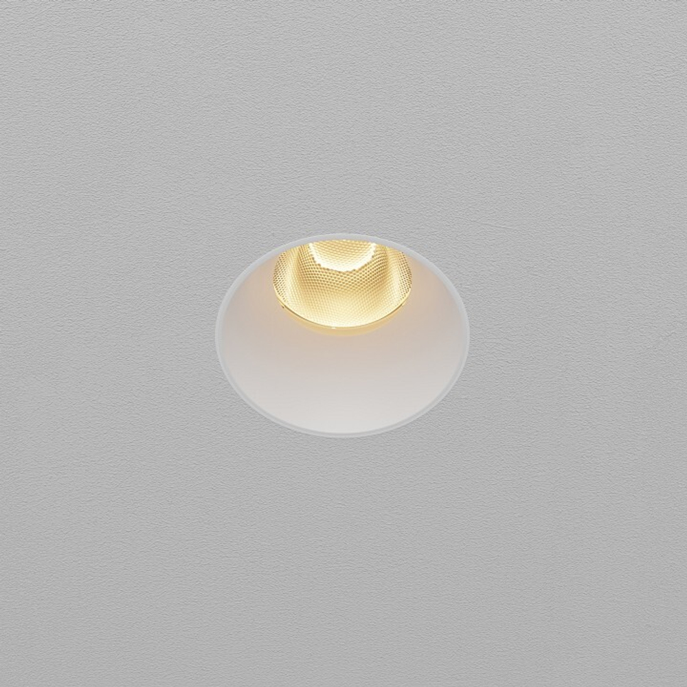 Встраиваемый светильник Maytoni  DL124-10W-2.7K-TRS-W