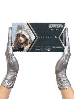 Перчатки нитриловые Adele золото 4,6гр M (уп.50пар)