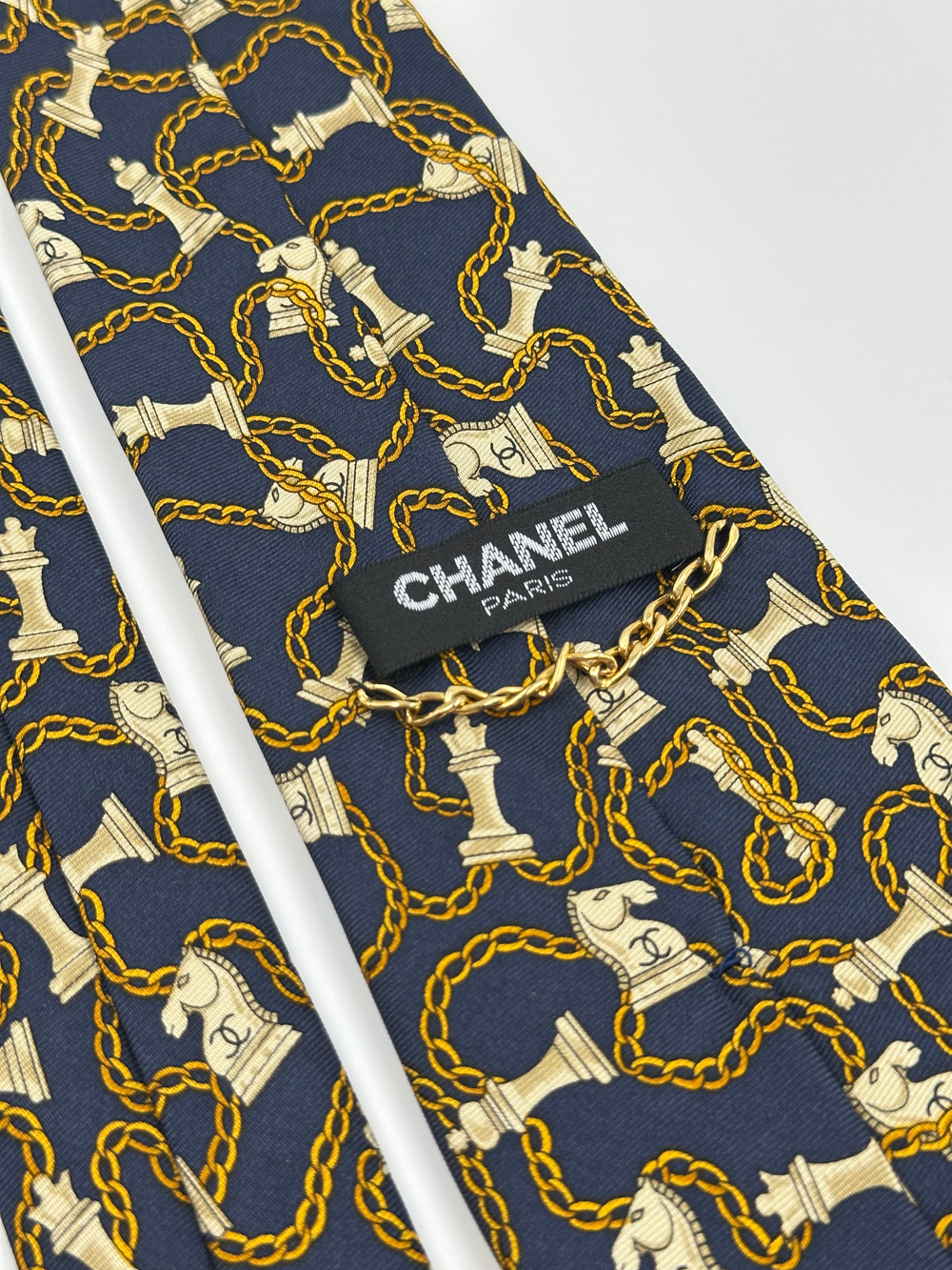 Галстук «Шахматы» Chanel