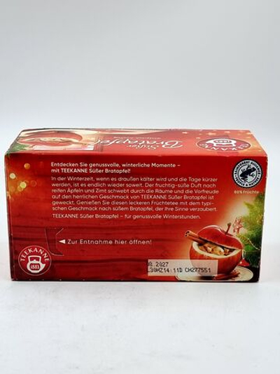 Чай фруктовый Teekanne SuBer Bratapfel печеное яблоко с корицей, 20 пакетиков, 50 г (из Эстонии)