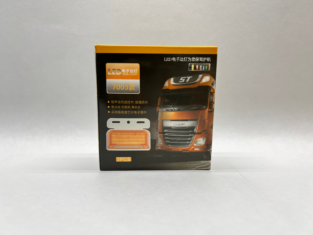 12V / Задние Светодиодные габаритные фонари, 12 вольт, красный, Кристалл, №7005 (за 1 шт.) -