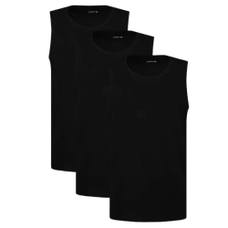 Мужская теннисная футболка Lacoste Undershirts 3p - black
