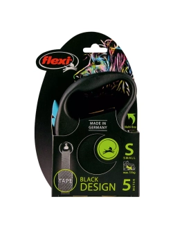 Поводок-Рулетка Black Design S до 15кг лента 5м