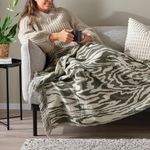 Плед IKEA TANDMOTT (ТАНДМОТТ), Хаки, 130х170 см