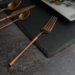 Вилка столовая 21 см матовая цвет медь PVD 1920-Copper P.L. [12]