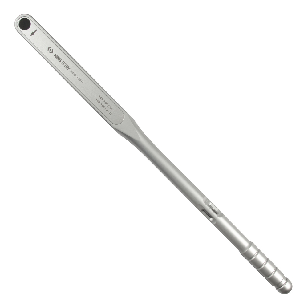 Динамометрический ключ серии "ALUMINIUM", 3/4", 140-760 Нм, футляр KING TONY 3465G-2FB
