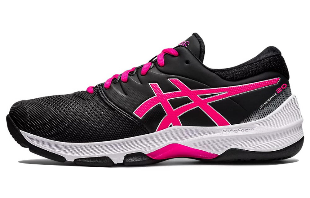 Asics Gel Netburner 20 Low top Training Shoes Women"s Black Pink D Width