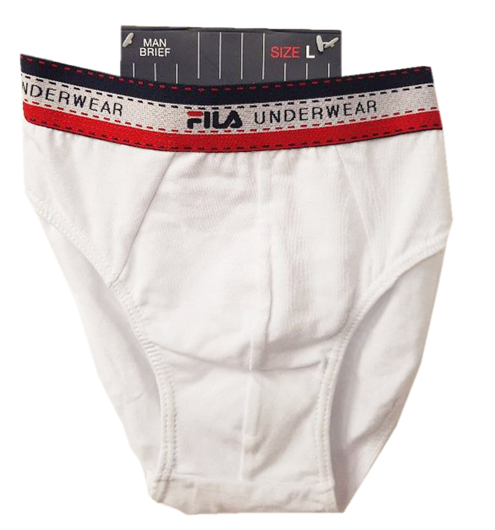 Мужские спортивные боксеры Fila Man Brief 1 pack - белый